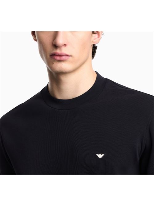 Felpa in double jersey ricamo micro aquila Emporio Armani | EM004533 AF10013.UB118